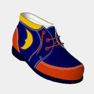 Crispin rendered image of childs shoe design
