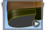 Extending the upper to meet the sole