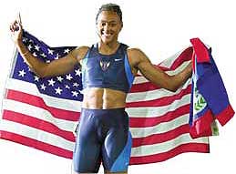 Marion Jones who uses Nike Products